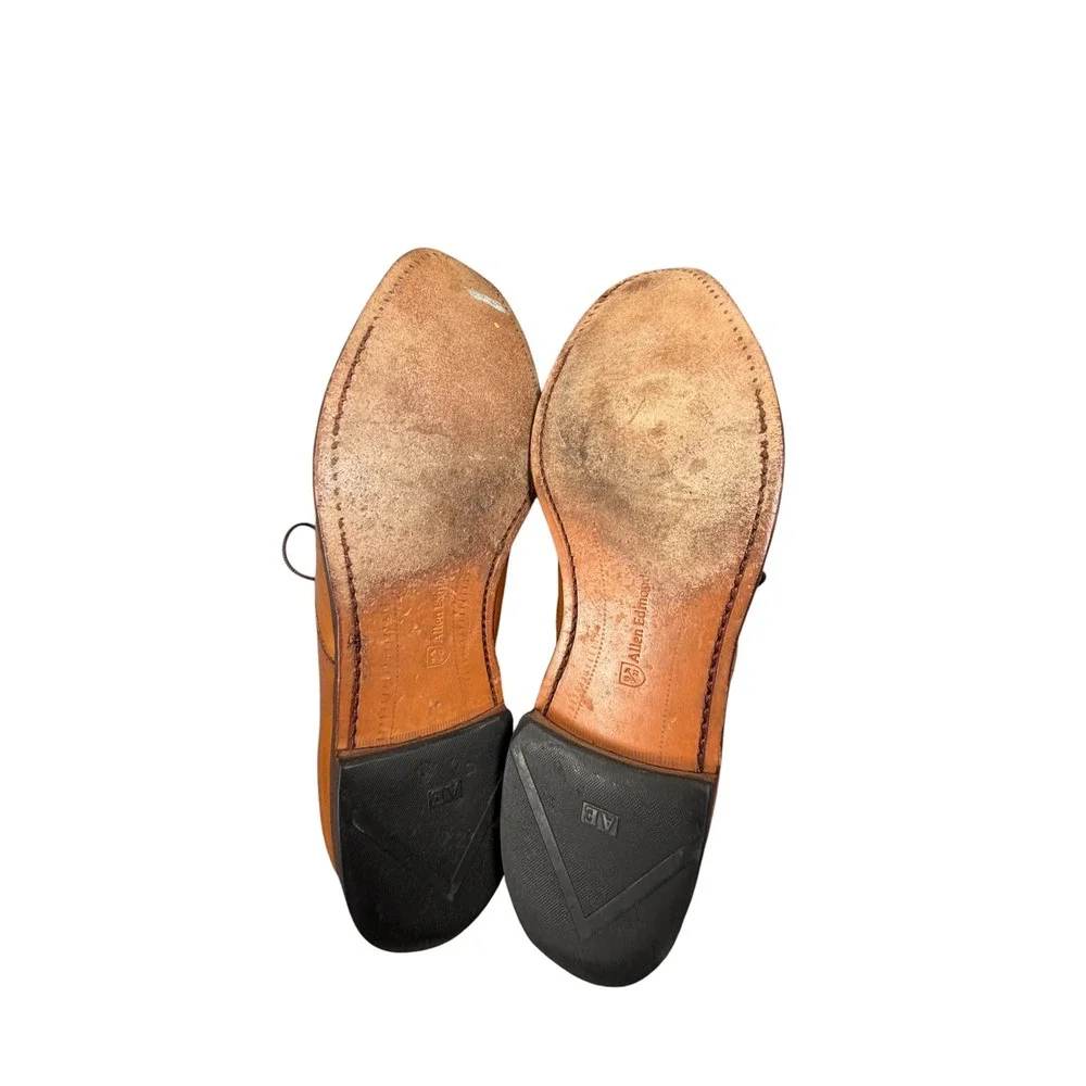 Allen Edmonds Clifton Men's Derby Oxford Walnut Leather Cap Toe Shoe 12 D